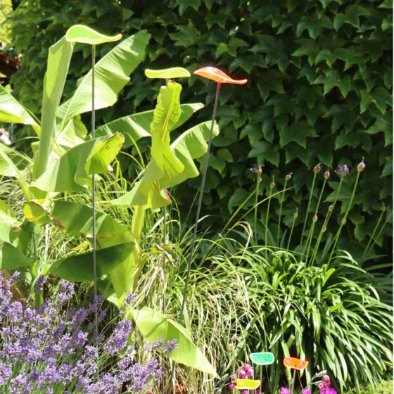 decoration de jardin attrape soleil