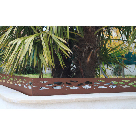 angle droit bordure de jardin