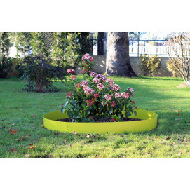 bordure acier galvanisé epoxy vert anis