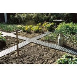 Dalle de jardin en plastique clipsable