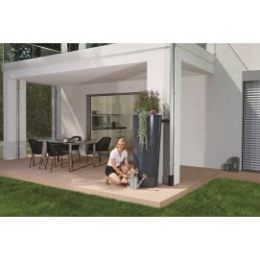 Recuperateur d'eau de pluie gris anthracite