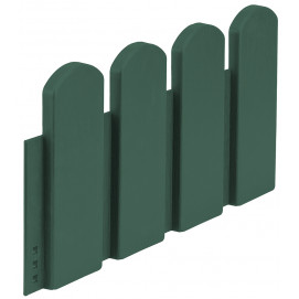 Bordurette de jardin ornementale vert H 20 cm