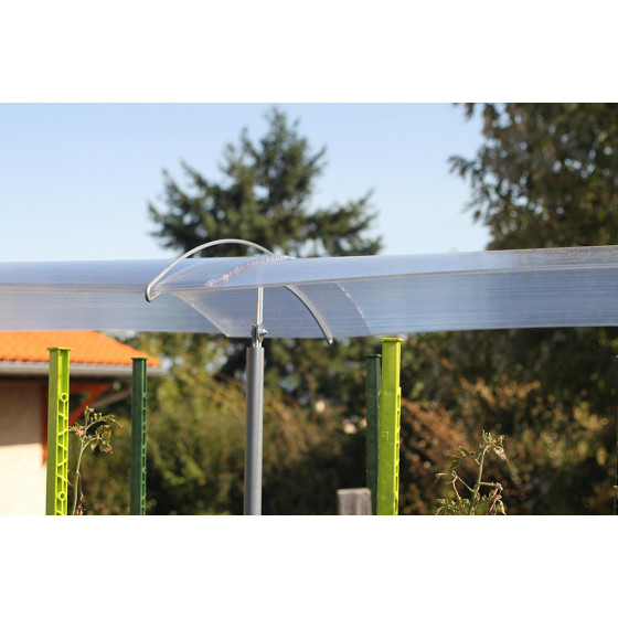 Extension abri pour tomate avec toit en polycarbonate 1,50 m