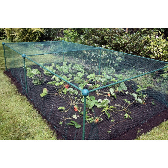 Enclos de jardin potager 2 x 1 m (filet + voile d'hivernage)