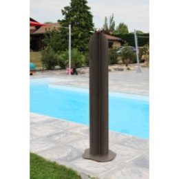 Cactus décoratif extérieur en acier 150 cm droit taupe