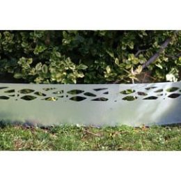 Bordure jardin acier galvanisé ajouré