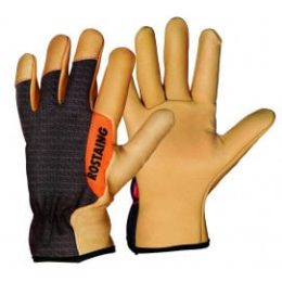 Gants de jardinage Femme en cuir hydrofuge