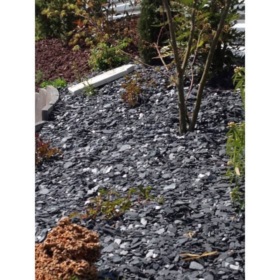 Paillage ardoise naturelle gris Big bag 800 litres
