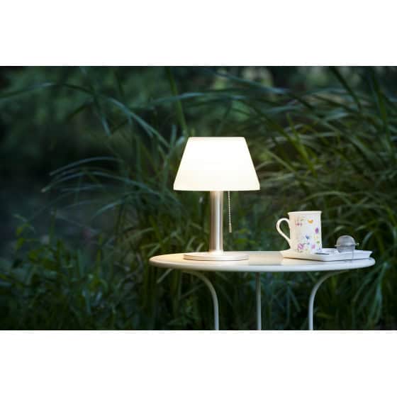 Craquez sur la lampe de table solaire 10 LED blanche Jardin et Saisons