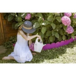 belle bordure de jardin acier galvanisé fushia