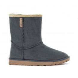 Bottes fourrées femme gris anthracite