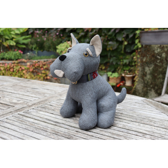 Cale-porte terrier écossais gris 1,5 kg