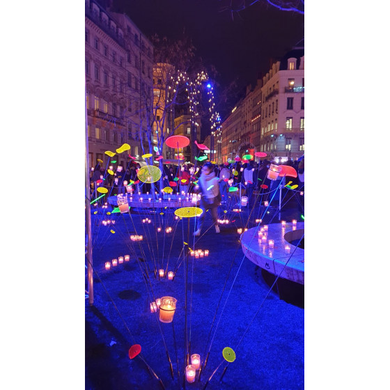 Attrape soleil de jardin Cazador Del Sol Fête des Lumières Lyon
