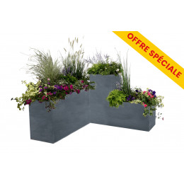 Ensemble 3 bacs à fleurs (31 L, 98 L et 116 L)