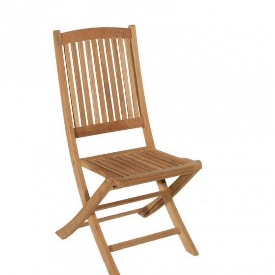 Table en teck extensible rectangulaire et 8 chaises de jardin