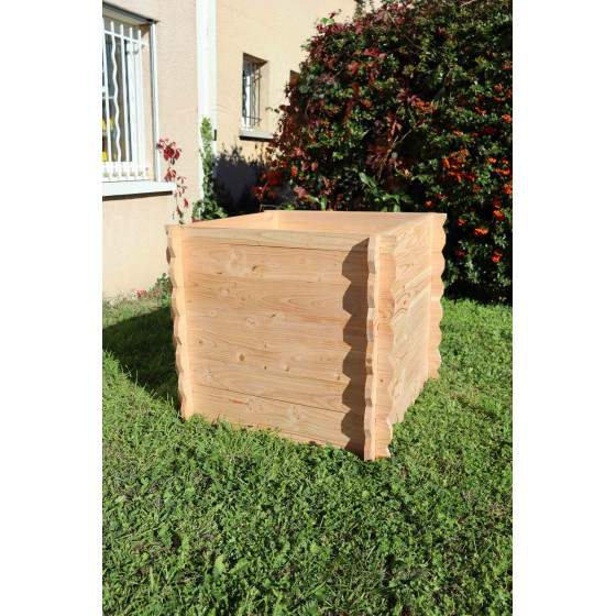 Carre potager sureleve 77 cm en bois douglas