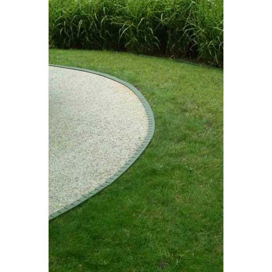 bordure de gazon en plastique