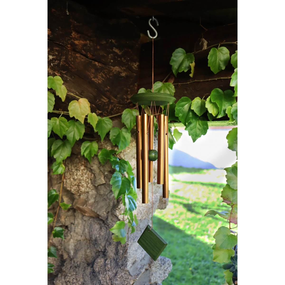 Carillon à vent métal Naelys - Abeille - Flora Déco - Maison / Jardin