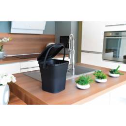 EJWOX Aérateur de compost – Tourneur de compost manuel et outil de mélange  pour bacs à compost extérieurs, outil de tournage de compost à manivelle  rotative en acier inoxydable : : Terrasse