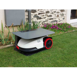 Garage pour tondeuse à gazon Robot de jardin Capot de protection solaire  Robot de tonte Toit de pelouse Robot de jardin