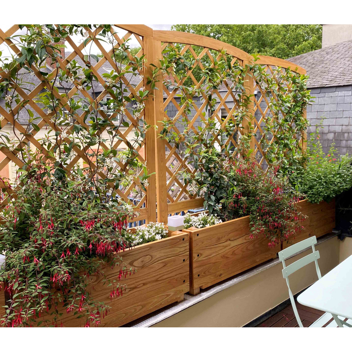Misez sur une jardinière avec claustra Jardin et Saisons !