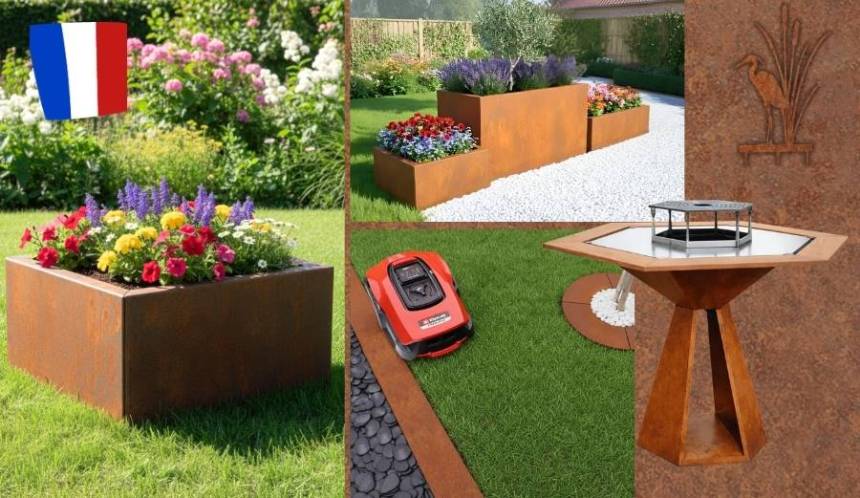 La magie de l'acier corten