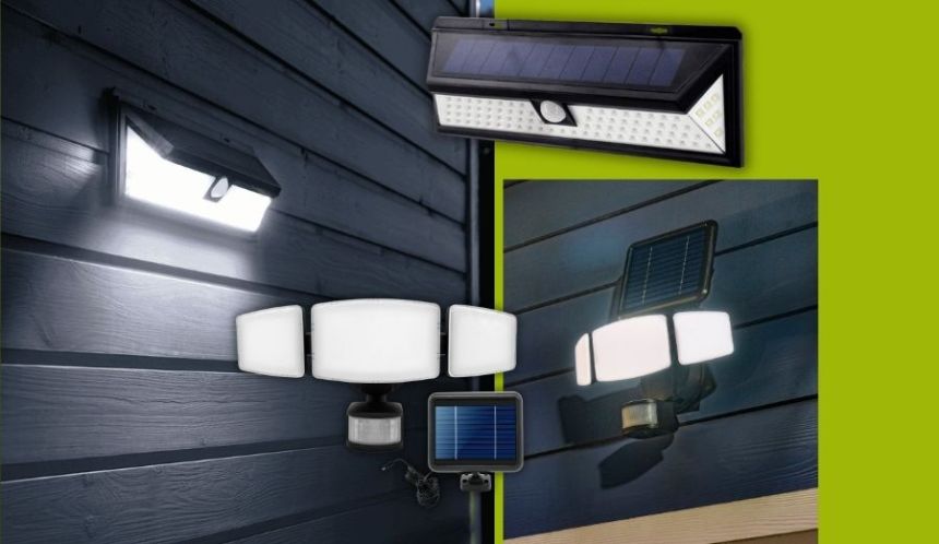 Un large choix de spots muraux solaires